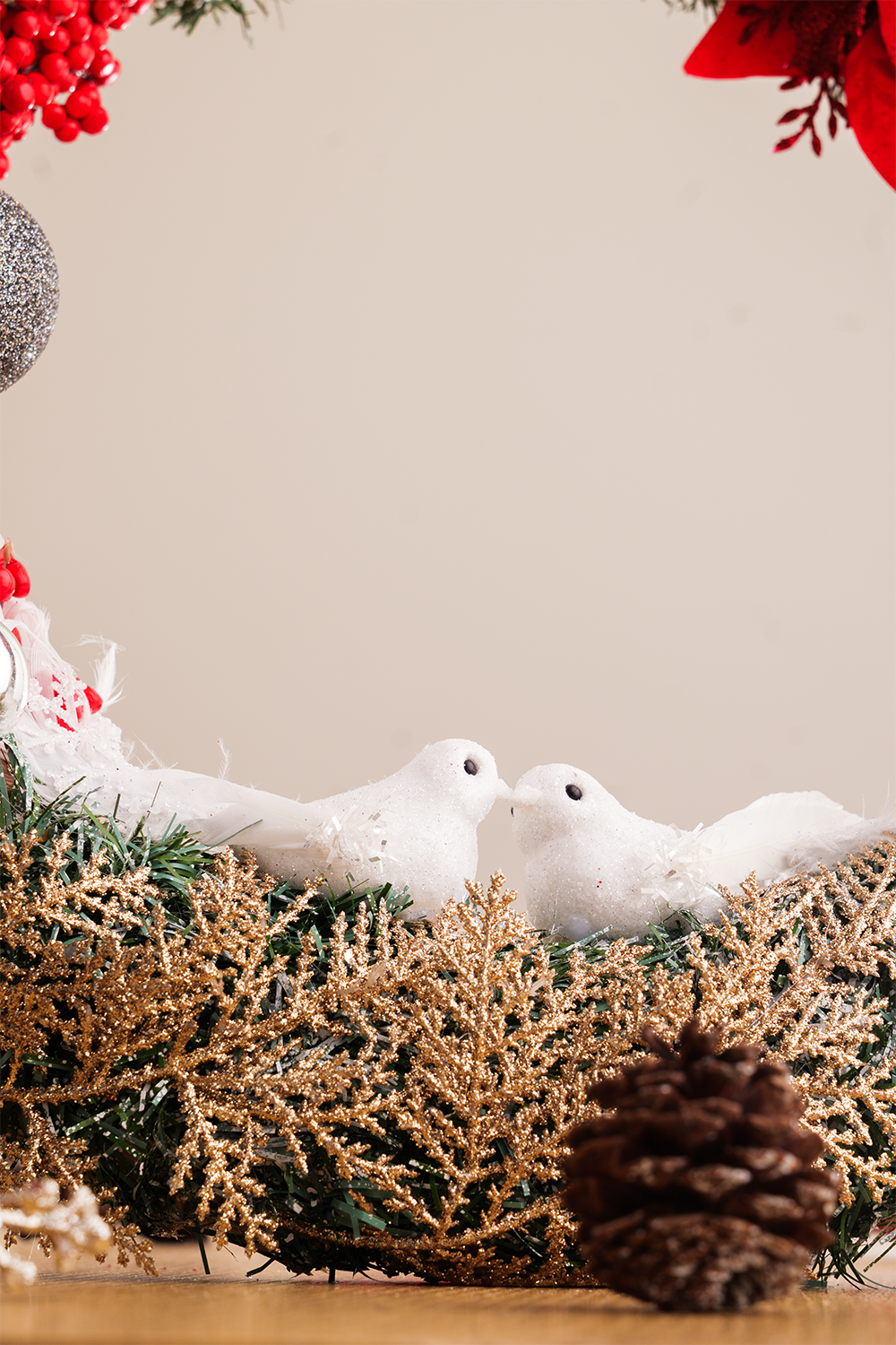 Kalėdinis vainikas "Amore"